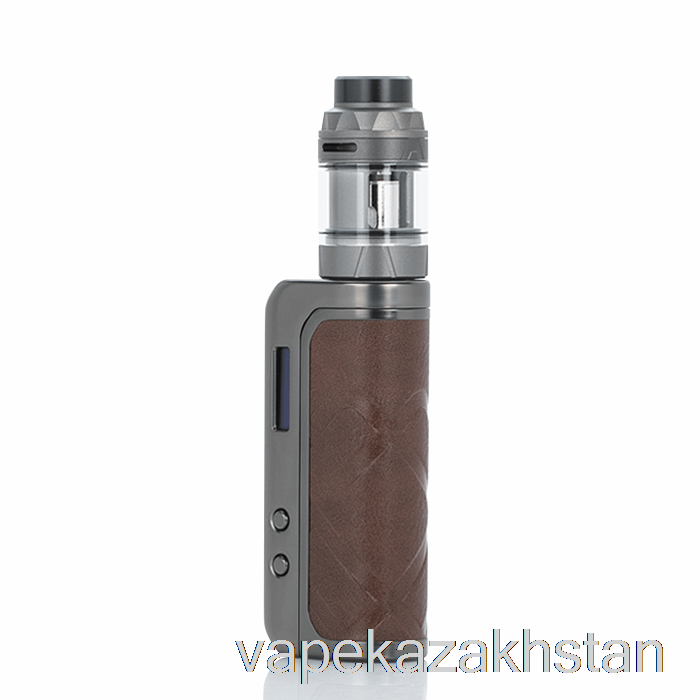Vape Disposable Augvape FOXY ONE 120W Starter Kit Gunmetal Brown Leather